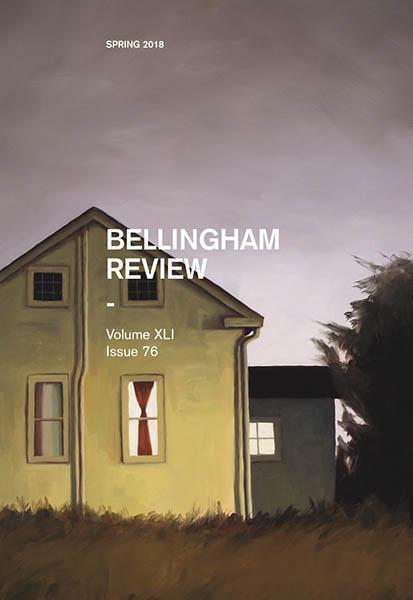 Bellingham Review cover with yellow house artwork
